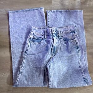 AMO Women's Light Blue Straight Leg Jeans